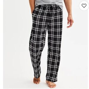 Men’s NWT Sonoma Black and White The Essential Pj Pants sz M